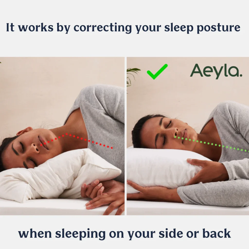 For sleep wrinkles prevention pillow and pillowcase bundle