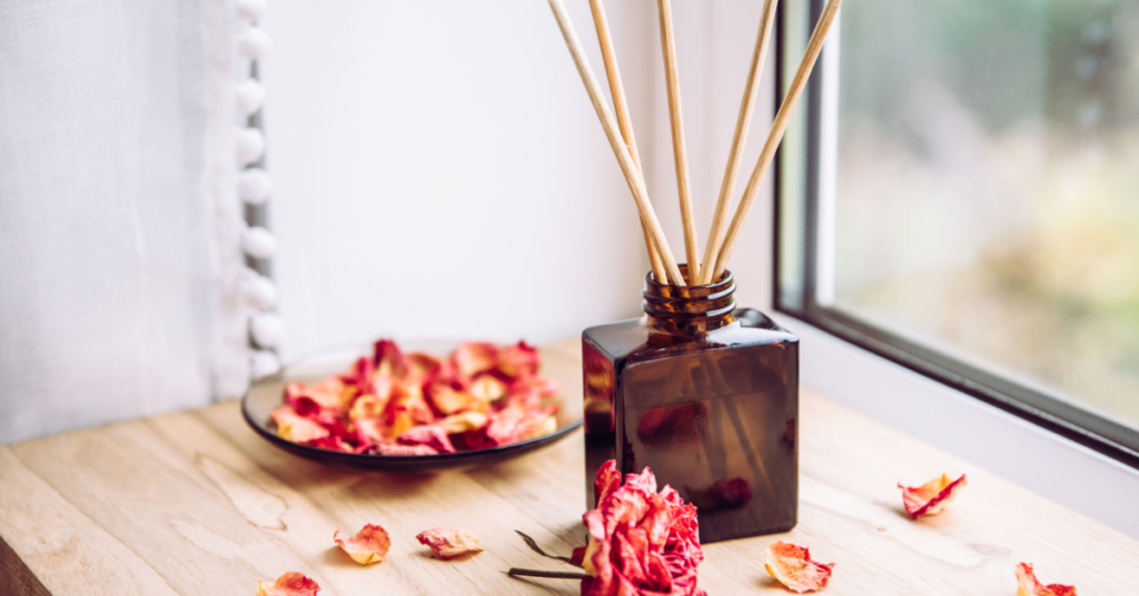 Rose scented diffuser