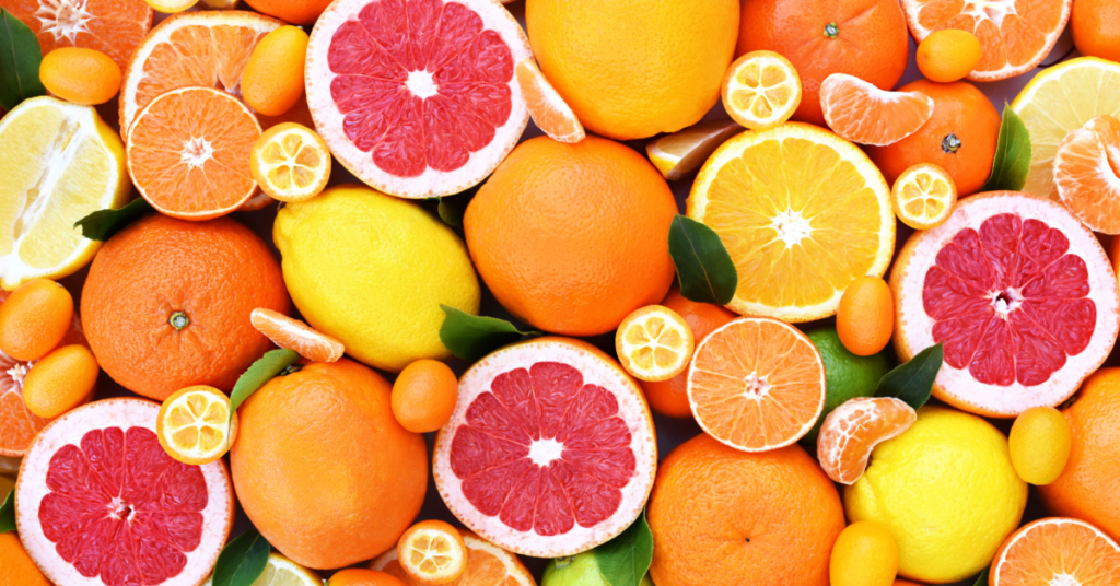 Citrus fruits for Vitamin C